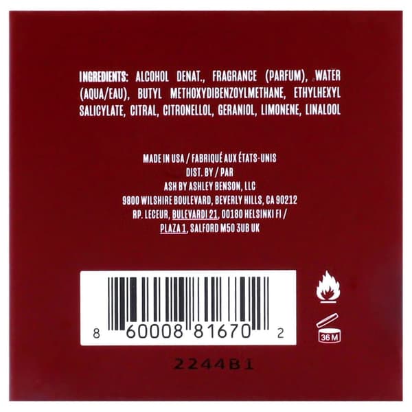 Ashley Bensonin kahdeksas naisille - 1,7 unssia EDP-spray