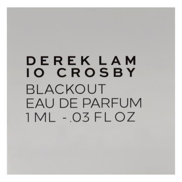 Blackout by Derek Lam naisille ? 1 ml EDP-suihkepullo kortilla (mini)