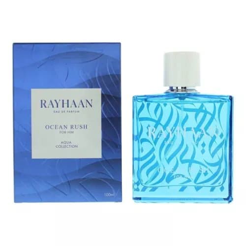 Rayhaan Ocean Rush Eau de Parfum 100ml Spray for Him