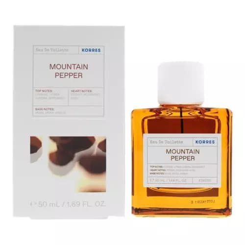 Korres Mountain Pepper Eau De Toilette 50ml Spray For Him