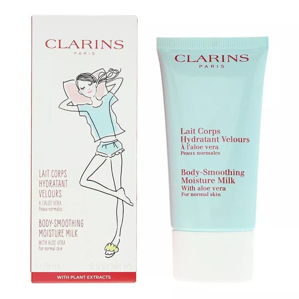 Clarins Body Smoothng Moisture Milk 75ml with Aloe Vera