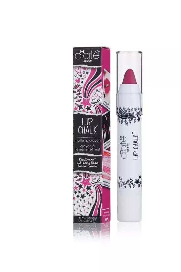 Ciate Lip Chalk 1.9g Berry-Go-Round Lip Pencil Pastel Deep Pink Matte