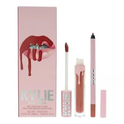 Kylie By Kylie Jenner Matte Lipstick 3ml + Lip Liner 1.1g - 801 Queen