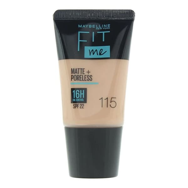 Maybelline Fit Me Matte + Poreless Spf 22 Foundation 18ml - 115