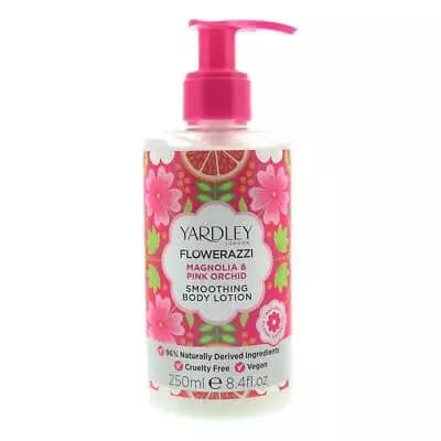 Yardley Flowerazzi Magnolia & Pink Orchid Smoothing Body Lotion 250ml