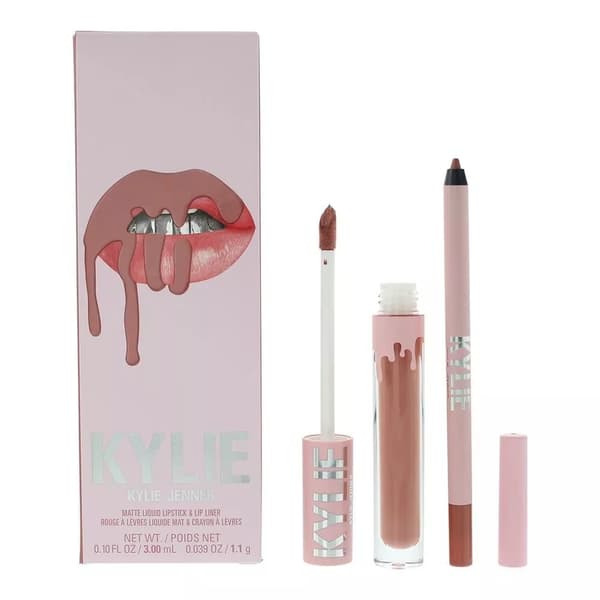 Kylie By Kylie Jenner Matte Lipstick 3ml + Lip Liner 1.1g - 802 Candy K