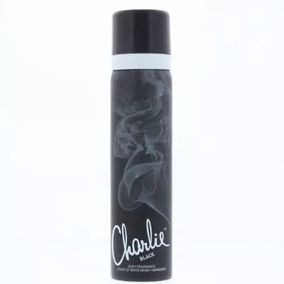 Revlon Charlie Black Body Fragrance 75ml NEW. Women’s