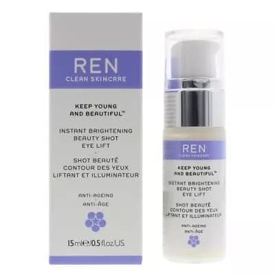 REN Instant Brightening Beauty Shot Eye Lift 15ml Anti-Ageing