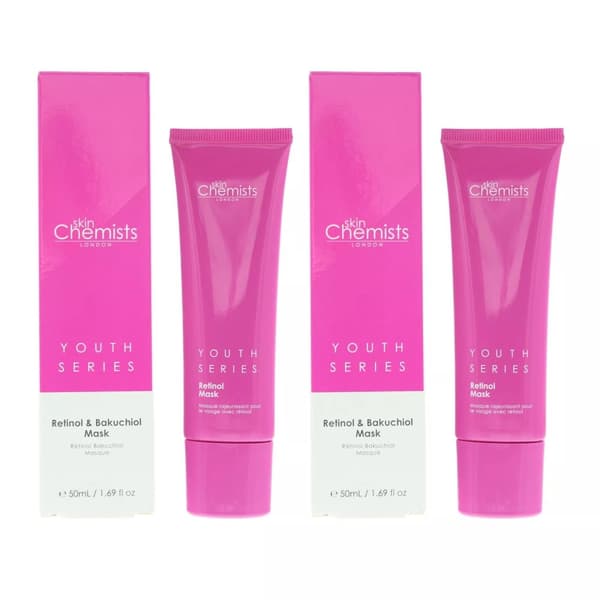 Skin Chemists Youth Series Retinol & Bakuchiol Mask 50ml x 2