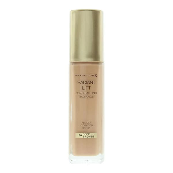 Max Factor Radiant Lift Long Lasting All Day Foundation 30ml - 80 Deep Bronze