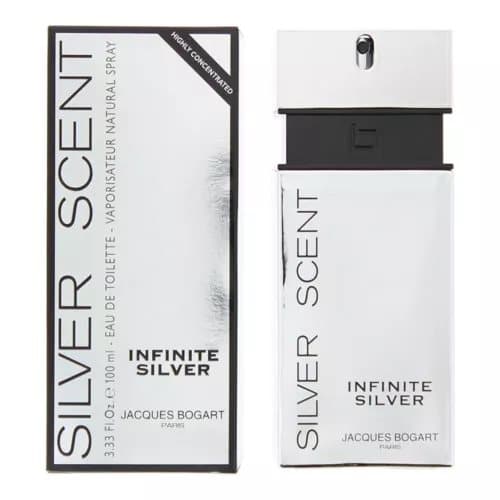 Jacques Bogart Silver Scent Infinite Silver Eau de Toilette 100ml Spray for Him