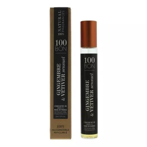 100 Bon Gingembre & Vetiver Sensue Eau De Parfum 15ml Spray Unisex