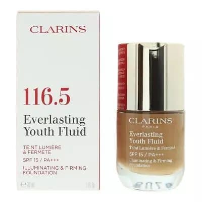Clarins Everlasting Youth Fluid Foundation 30ml SPF 15 - 116.5 Coffee