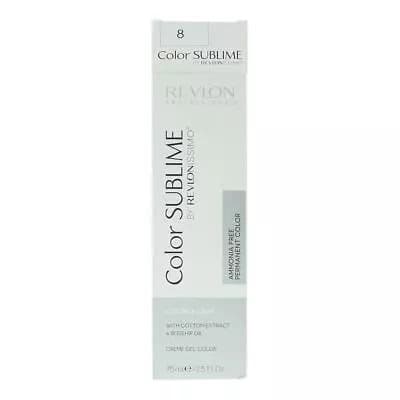 Revlon Color Sublime Permanent Hair Colour 75ml - 8 Light Blonde