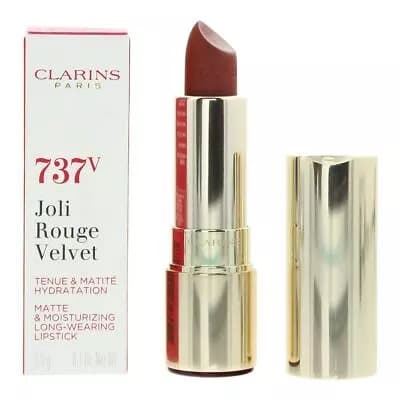 Clarins Joli Rouge Velvet Matte & Moisturizing Lipstick 3.5g 737V Spicy Cinnamon