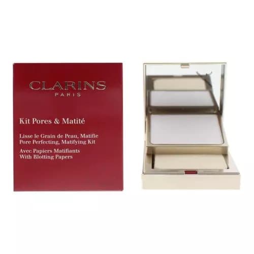 Clarins Kit Pores & Matite Pore Perfecting Matifying Kit With Blotting Papers
