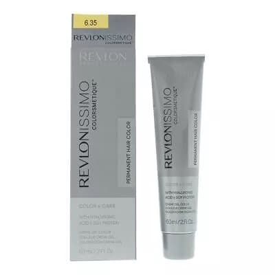 Revlon Revlonissimo Colorsmetique Hair Colour 60ml - 6.35 Dark Amber Blonde
