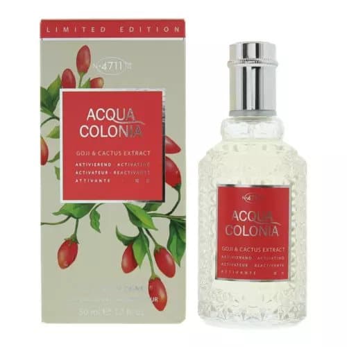 4711 Acqua Colonia Goji & Cactus Extract Eau de Cologne 50ml Spray Unisex - NEW.