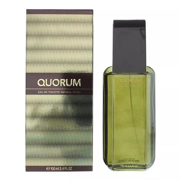 Antonio Puig Quorum Eau de Toilette 100ml Spray For Him - EDT New. Men’s