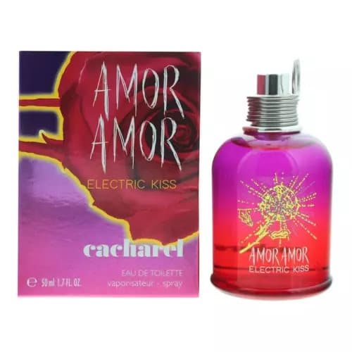 Cacharel Amor Amor Electric Kiss Eau de Toilette 50ml Spray For Her - NEW. EDT