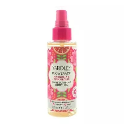 Yardley Flowerazzi Magnolia & Pink Orchid Moisturising Body Oil 125ml