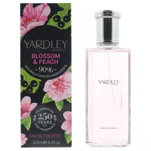Yardley Blossom & Peach Eau de Toilette 125ml Spray For Her - NEW. Women’s EDT