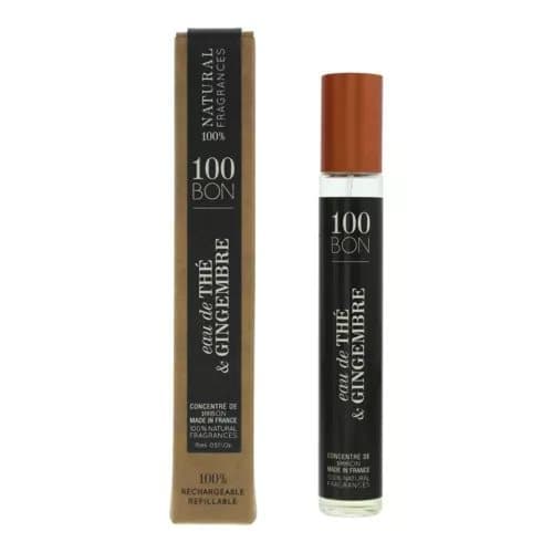 100 Bon Eau De The & Gingembre Eau De Parfum 15ml Spray Unisex