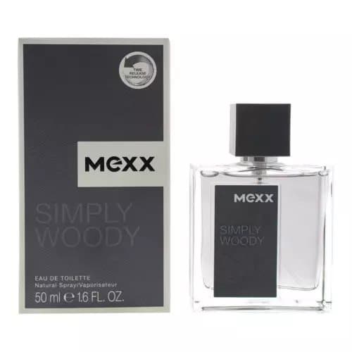 Mexx Simply Woody Eau de Toilette 50ml Spray For Him - NEW. Men’s EDT