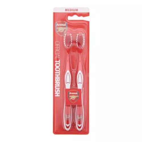 EPL Arsenal FC Childrens Medium Toothbrush Pack of 2