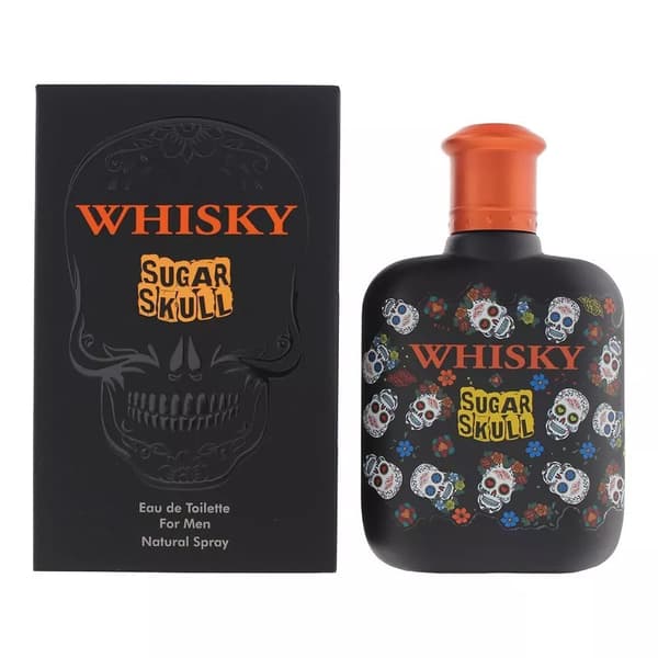 Evaflor Whisky Sugar Skull Eau De Toilette 100ml Spray For Him