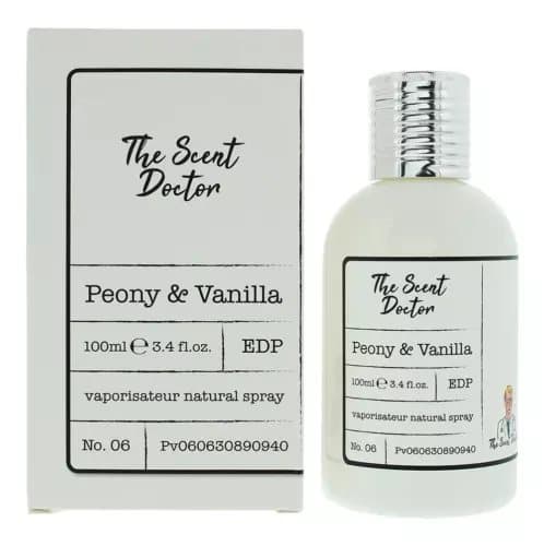 The Scent Doctor Peony & Vanilla Eau De Parfum 100ml Spray For Her