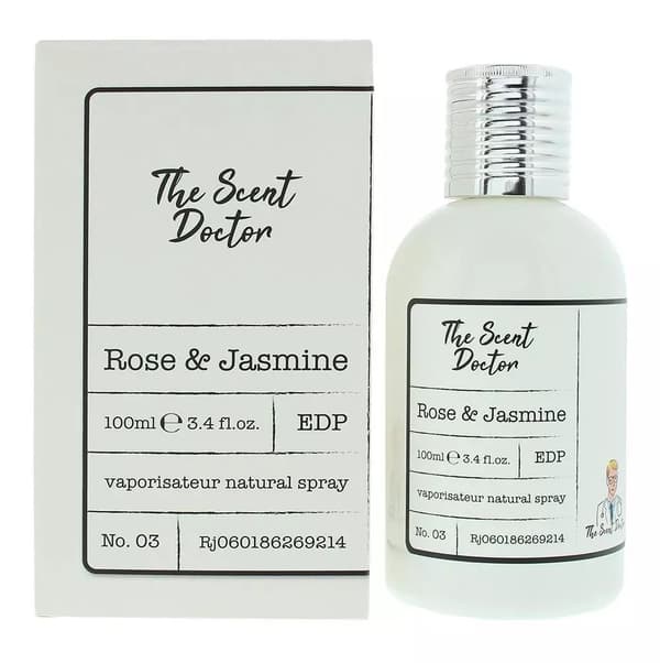 The Scent Doctor Rose & Jasmine Eau De Parfum 100ml Spray For Her