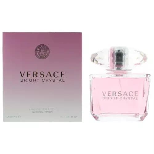 Versace Bright Crystal Eau de Toilette 200ml Spray For Her - NEW. Women’s EDT