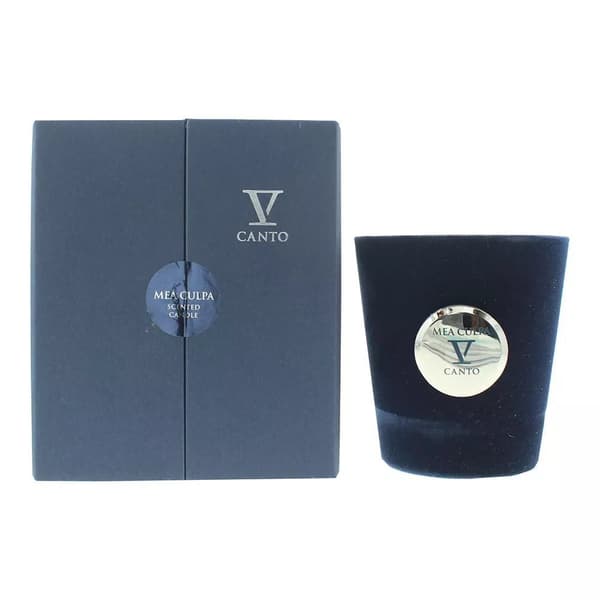 V Canto Mea Culpa Flocked Glass Candle 250g
