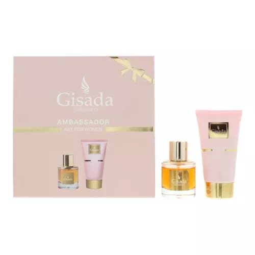 Gisada Ambassador Women Eau De Parfum 50ml + Shower Gel 100ml Gift Set