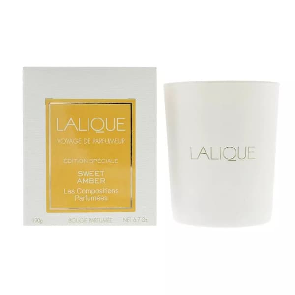 Lalique Sweet Amber Scented Candle 190g
