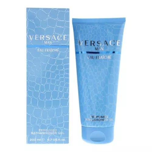 Versace Man Eau Fraiche Perfumed Bath & Shower Gel 200ml For Him