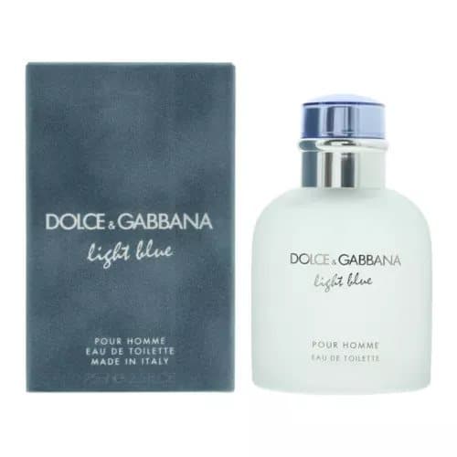 Dolce & Gabbana Light Blue Pour Homme Eau de Toilette 75ml Spray for Him