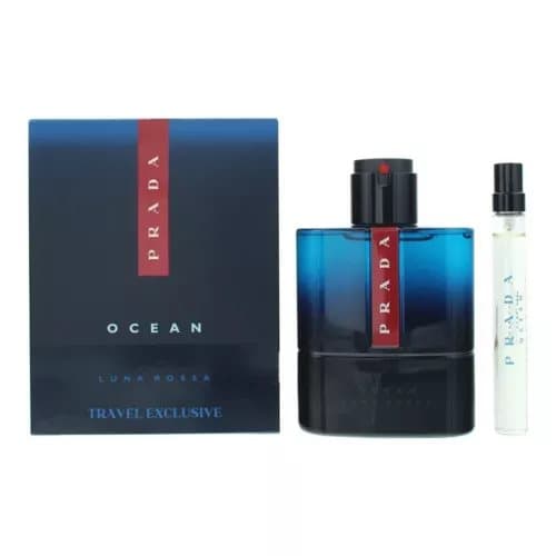 Prada Luna Rossa Ocean Eau de Toilette 100ml + Eau de Toilette 10ml Gift Set