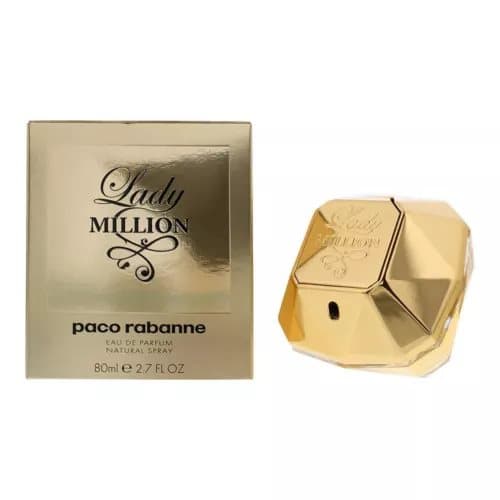 Paco Rabanne Lady Million Eau de Parfum 80ml Spray Women’s - NEW. EDP For Her