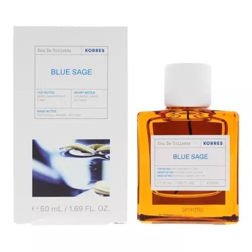 Korres Blue Sage Eau De Toilette 50ml Spray For Him