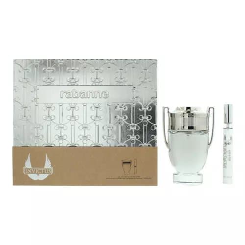Rabanne Invictus Eau de Toilette 100ml + 10ml Travel Spray