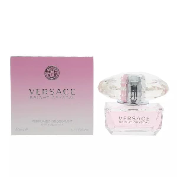 Versace Bright Crystal Perfumed Deodorant Spray 50ml For Her