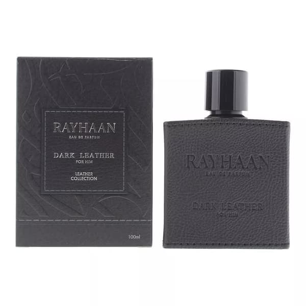 Rayhaan Dark Leather Eau de Parfum 100ml Spray for Him