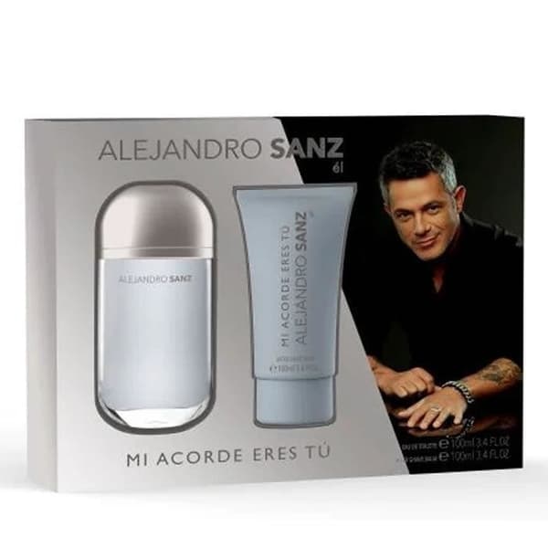 Alejandro Sanz Mi Acorde Eres Tu Eau De Toilette Spray 100ml Set med 2 produkter
