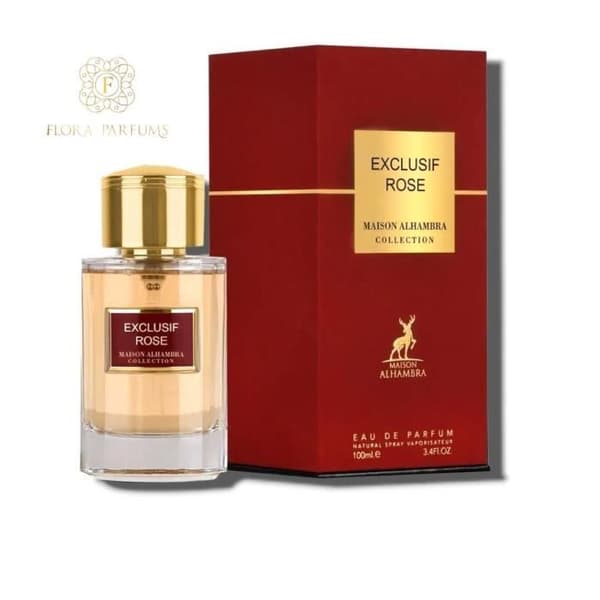 Eau de parfum för män och kvinnor - Exklusiv Rose - 100ml - Maison Alhambra