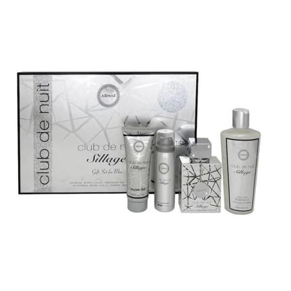 ARMAF CLUB DE NUIT SILLAGE EDT 105 ML + DEO 50 ML + S/G 100 ML + SCHAMPOO 250 ML