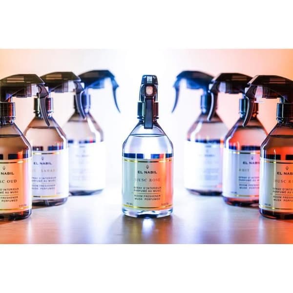 Rumsdusch - EL NABIL - MUSC ROSE - Blommig - 350ml - Vanilj och Tonkaböna noter