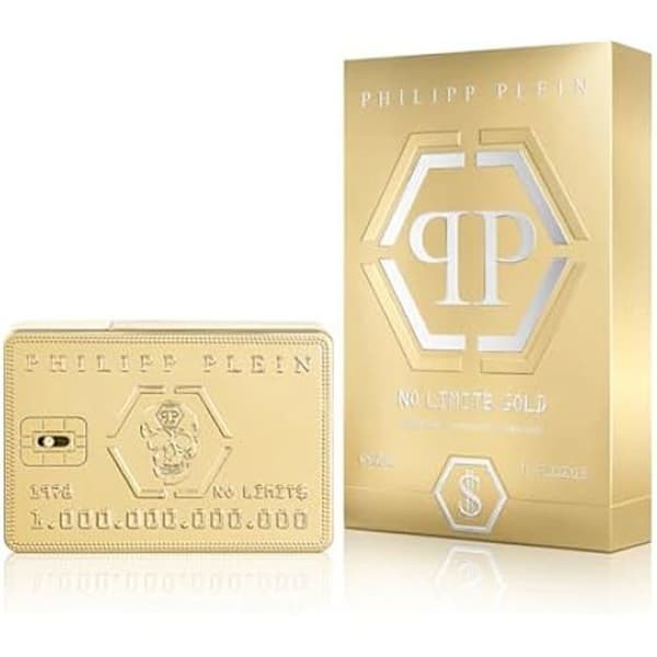 Eau de Parfum - PHILIPP PLEIN - No Limits Gold - 50 ml - Trä och Amber - Djärv Parfym