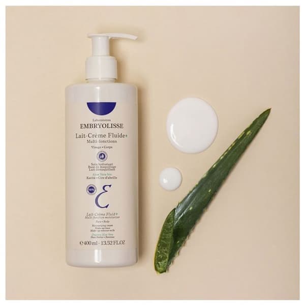 Lait-Crème Fluide+ - Embryolisse - 400ml - Ultra-fuktgivande - Multifunktionell - Flytande konsistens